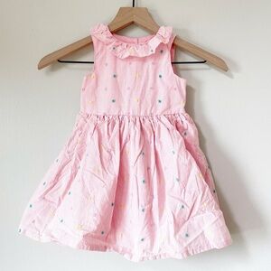 Primark Pink Striped Polka Dot Dress